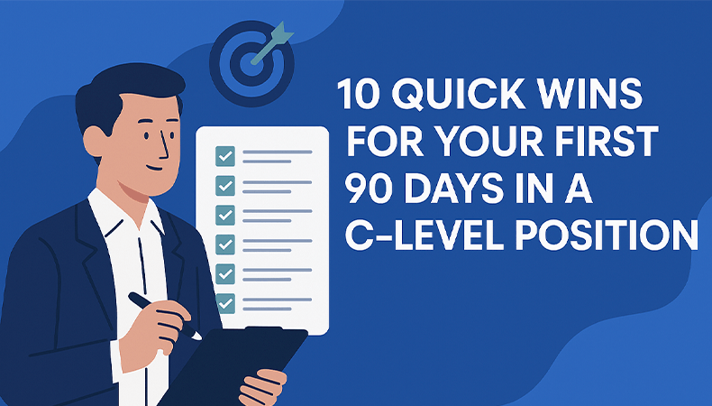 10 quick wins for your first 90 days in a C-level position